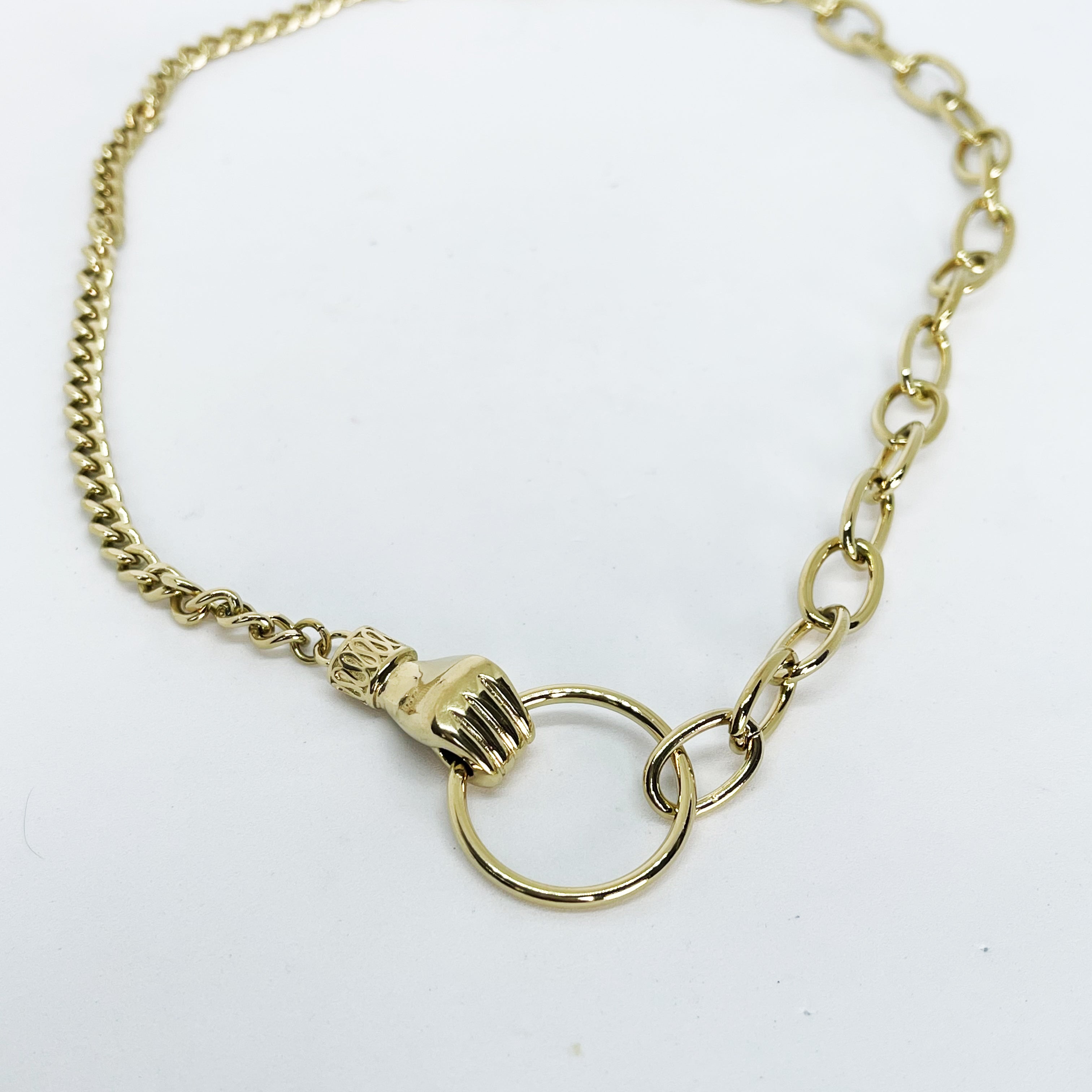 Collier Main et Cercles / Tresse et Chaîne