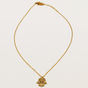 Collier Main de Fatma Cristaux Luxe Petite