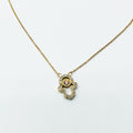 Collier Main de Fatma Tour Cristaux