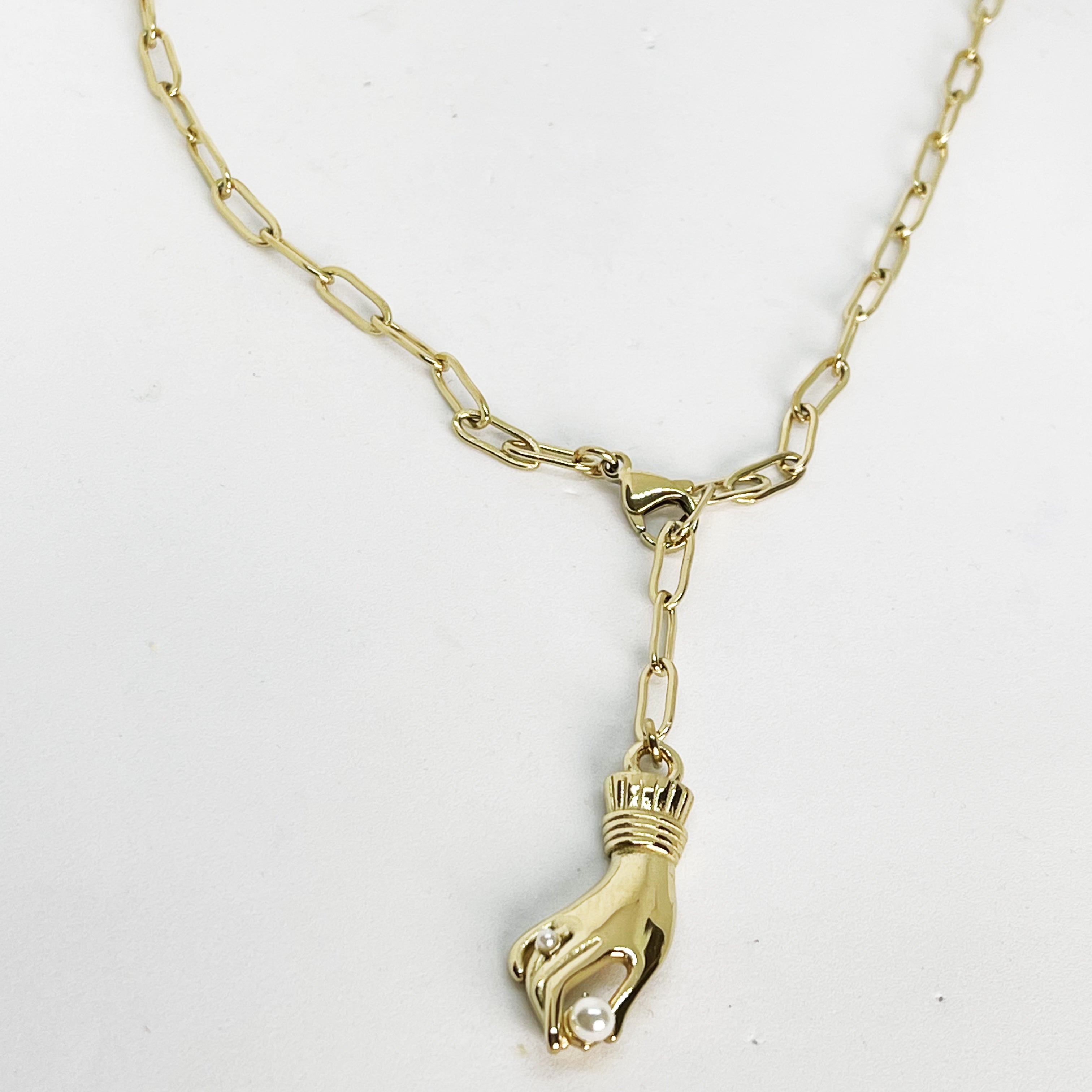 Collier Main Perle