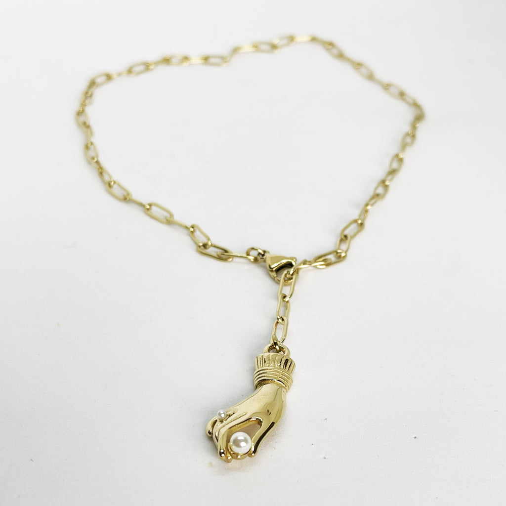 Collier Main Perle