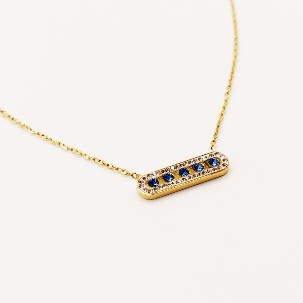 Collier Mexicain Luxe Saphirs