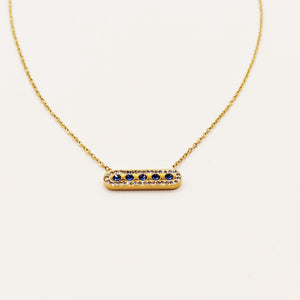 Collier Mexicain Luxe Saphirs
