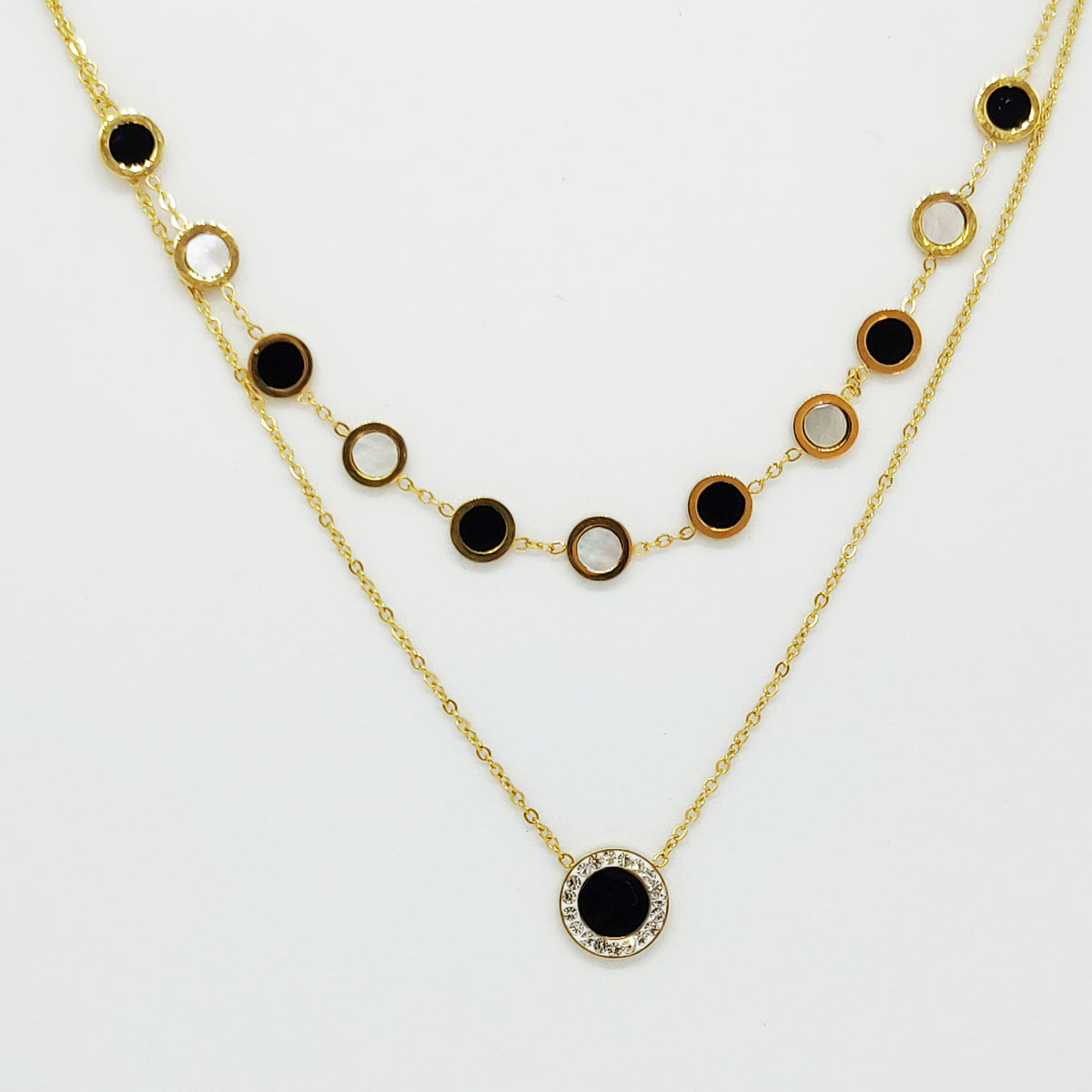 Collier Multi Cercles Romain