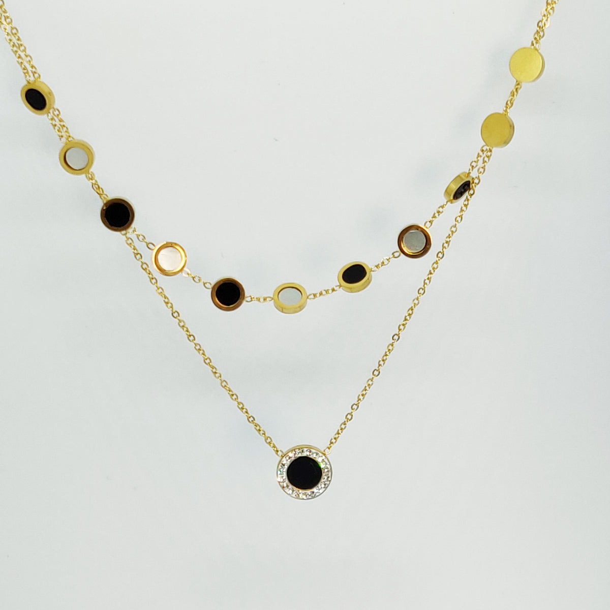 Collier Multi Cercles Romain