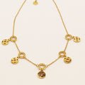Collier Multi Cercles et Trèfles Luxe