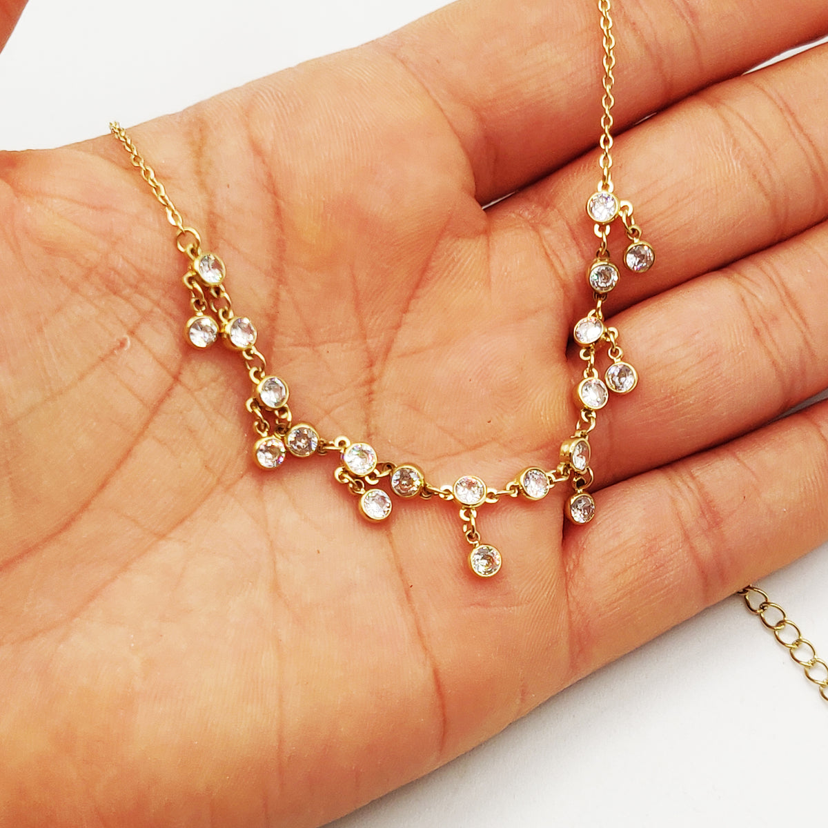 Collier Multi Cristaux Luxe