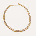 Collier Multi Cristaux Rectangulaires Transparents