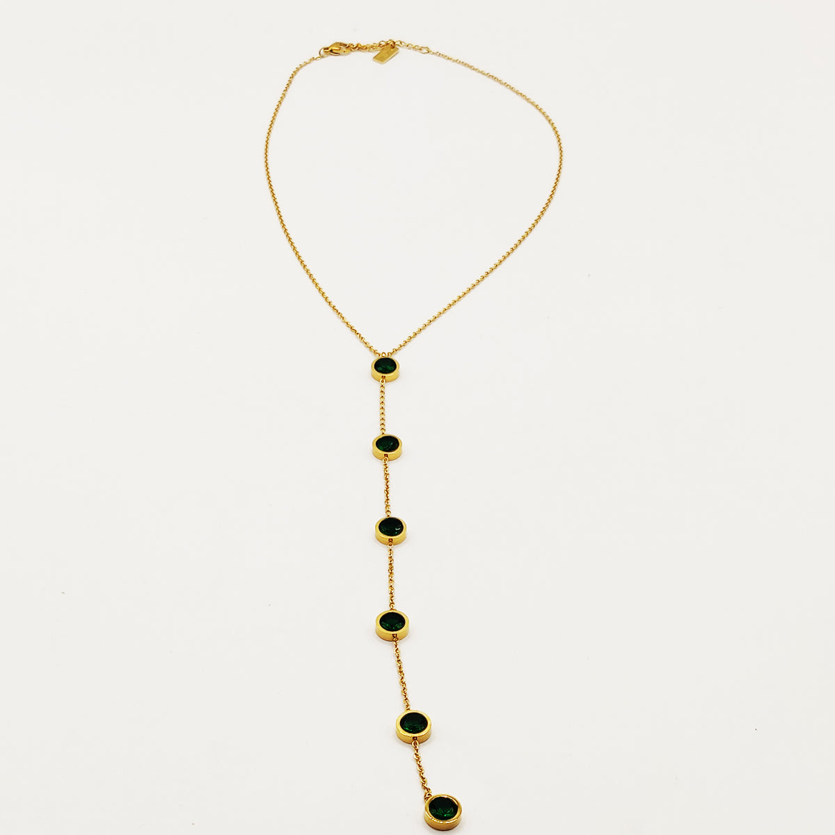 Collier Multi Cristaux Verts Descendants
