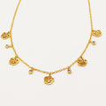 Collier Multi Fleurs Luxe et Cristaux