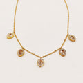 Collier Multi Gouttes Cristaux Luxe