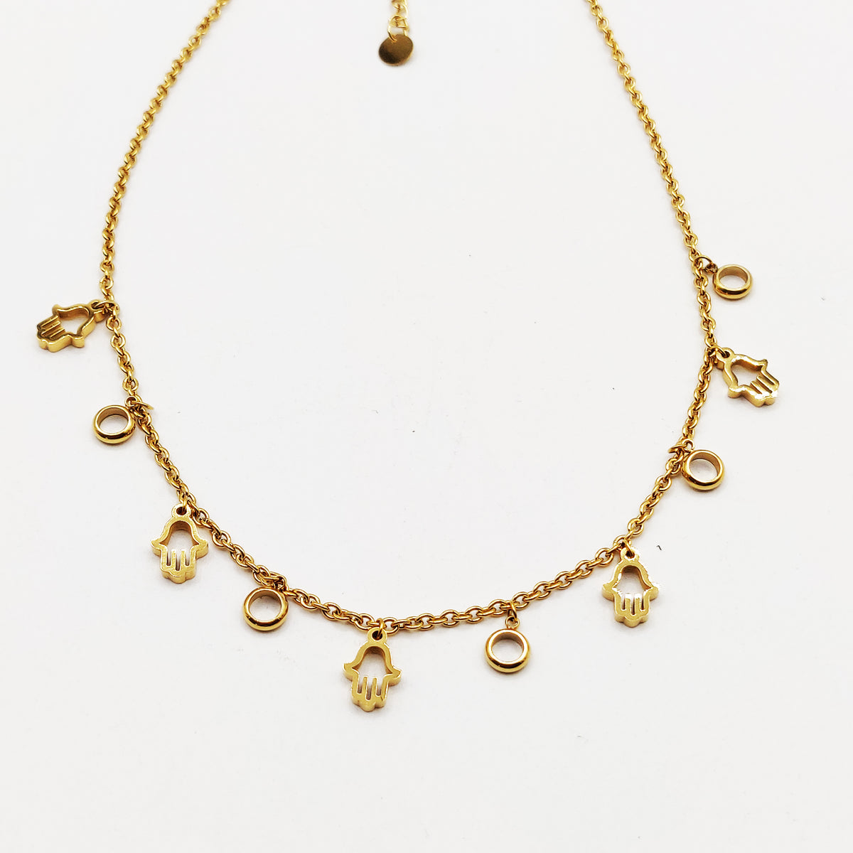 Collier Multi Mains de Fatma et Cercles