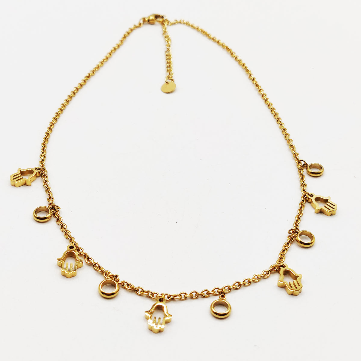 Collier Multi Mains de Fatma et Cercles