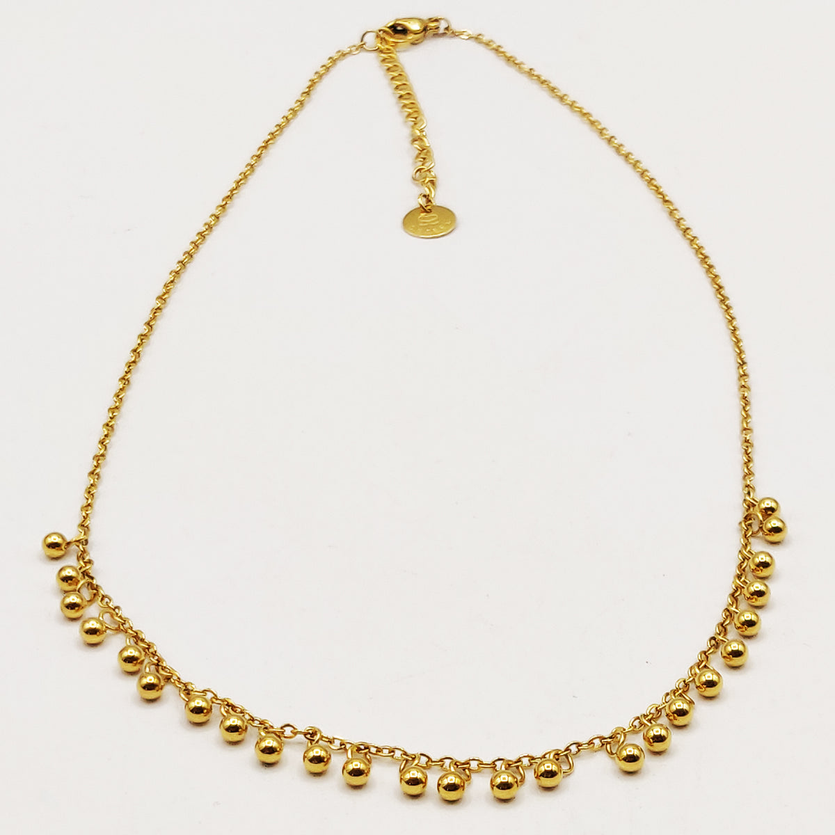 Collier Multi Perles Dorées Luxe