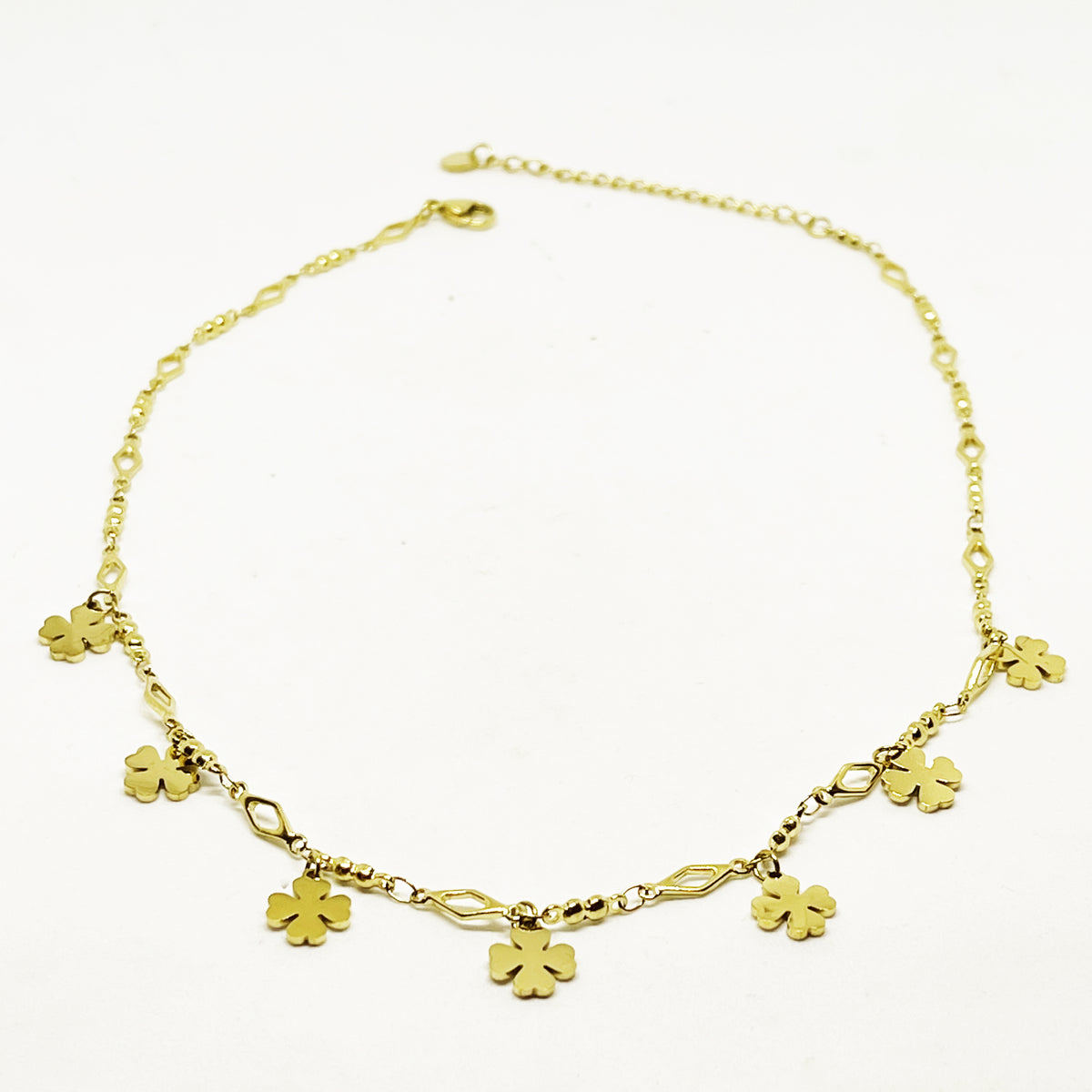Collier Multi Trèfles à 4 Feuilles Simple