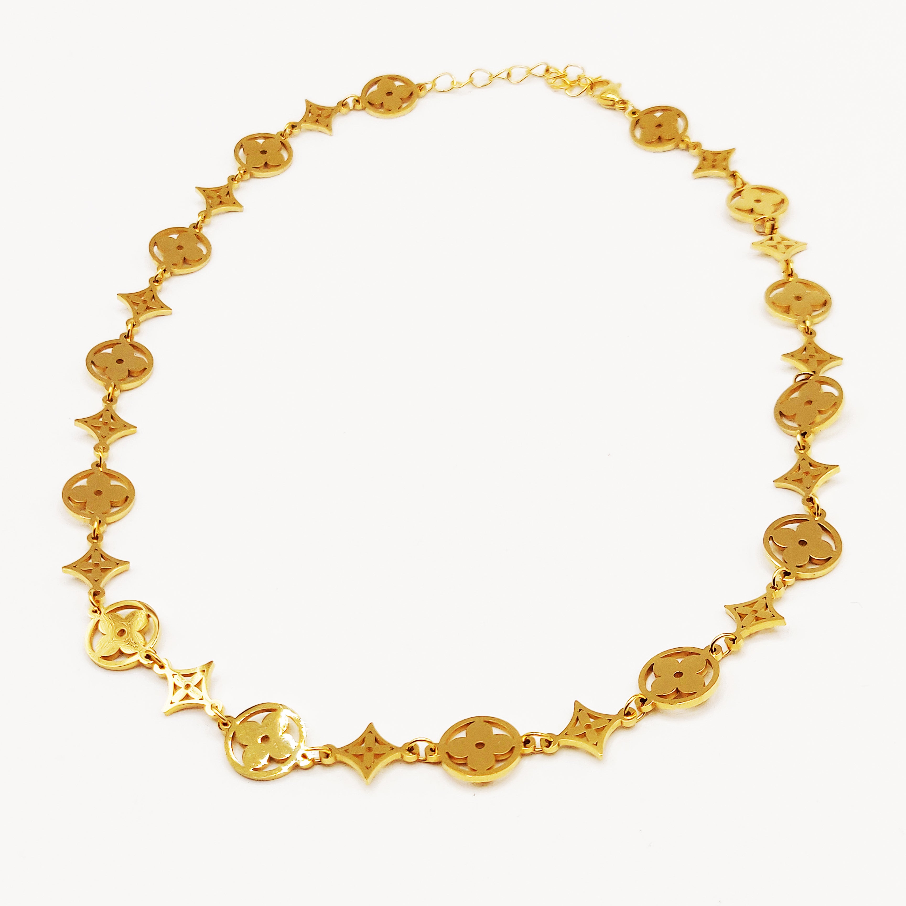 Collier Multi Trèfles et Étoiles Luxe