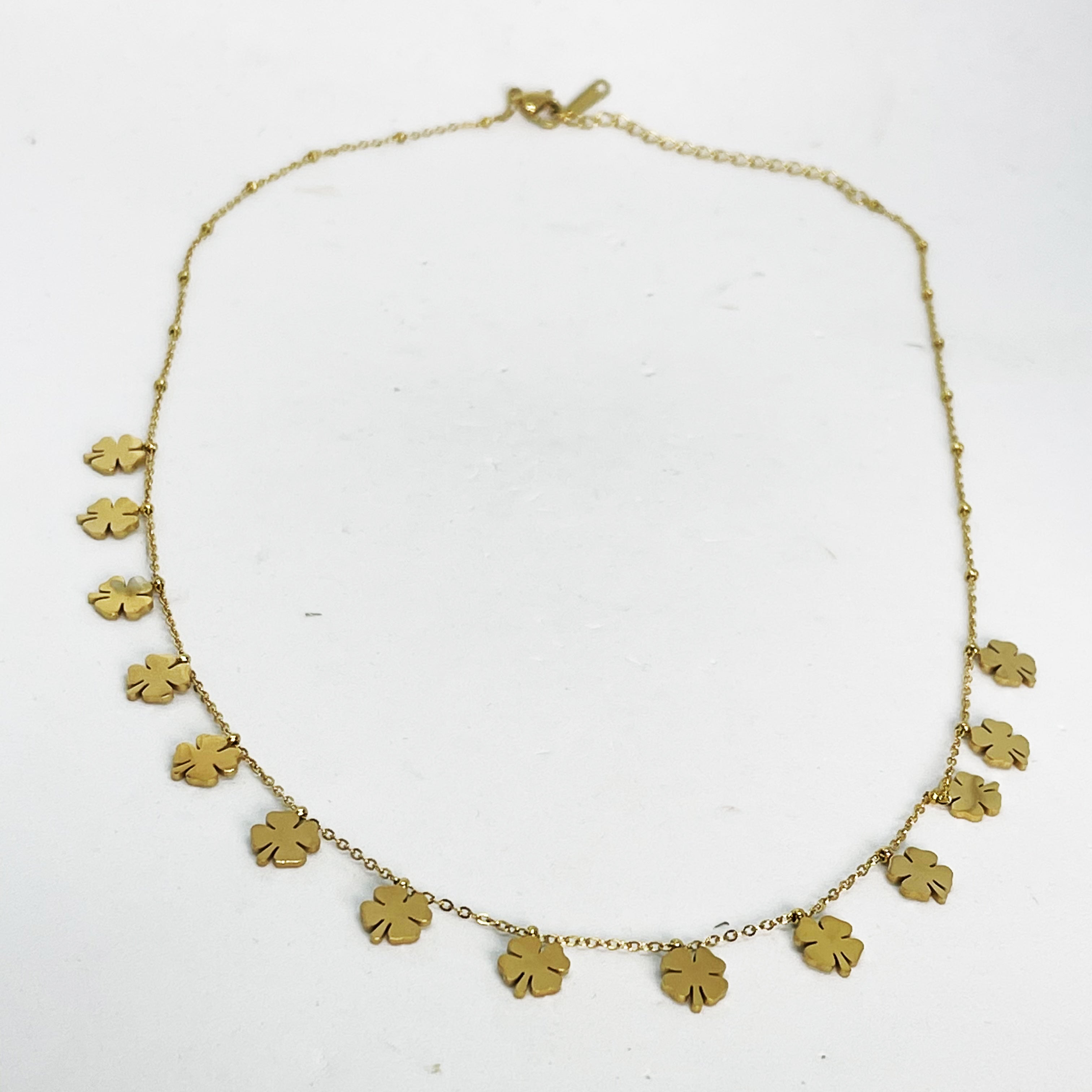 Collier Multi Trèfles Simple