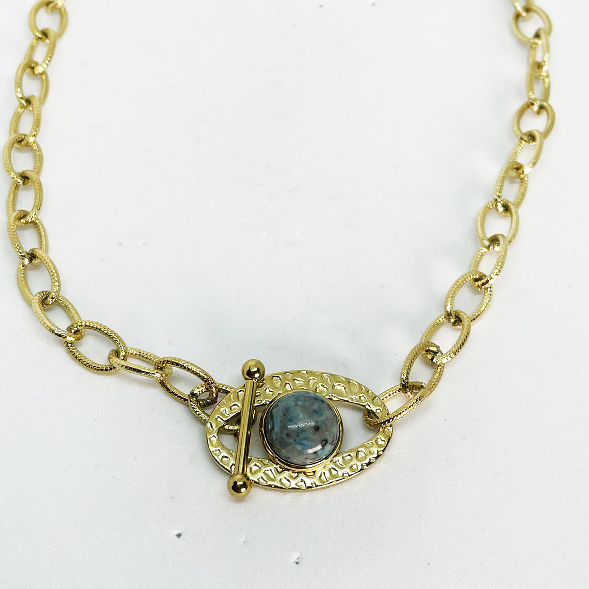 Collier Oeil Bleu Luxe