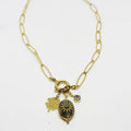 Collier Pierre Grise
