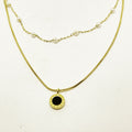 Collier Romain Double Perles