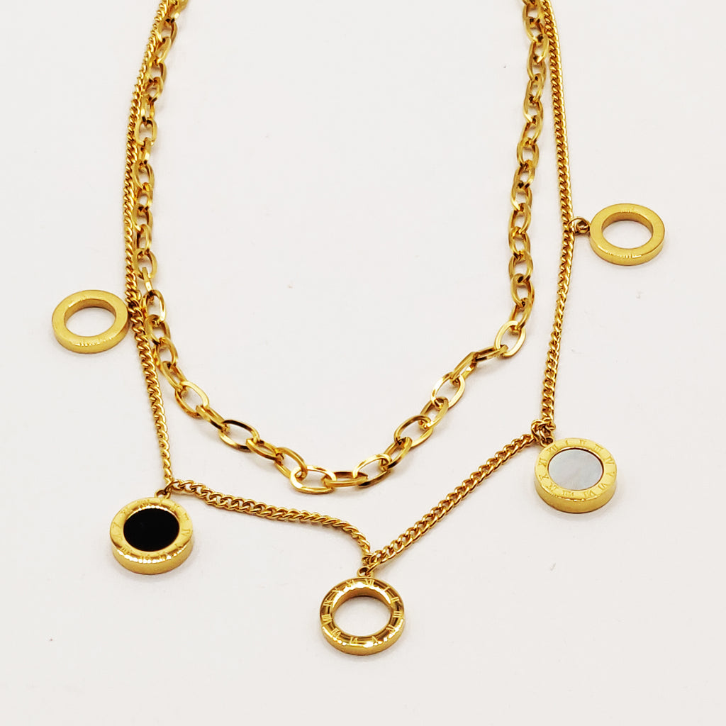 Collier Romain Luxe Chaîne Double