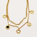 Collier Romain Luxe Chaîne Double