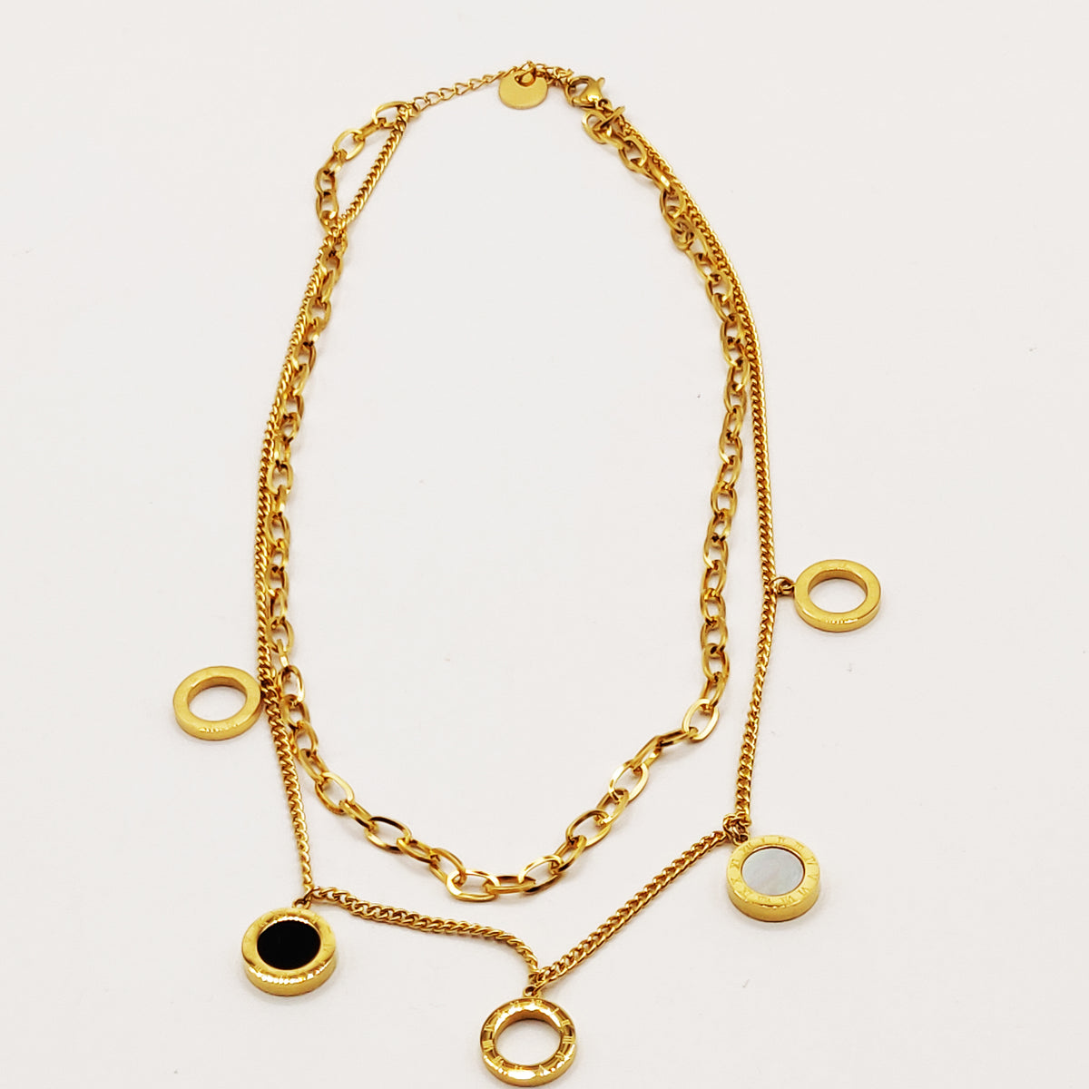 Collier Romain Luxe Chaîne Double
