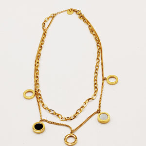 Collier Romain Luxe Chaîne Double