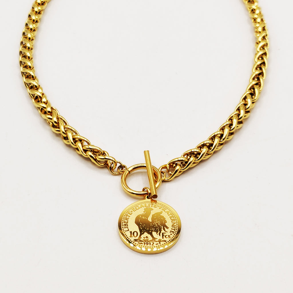 Collier Torsade Louise Coq Luxe