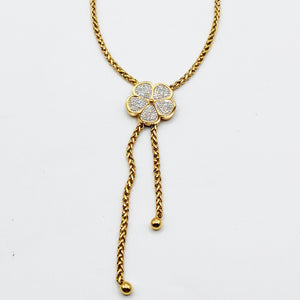 Collier Torsade Marguerite Cristaux Luxe Pendentifs Descendants