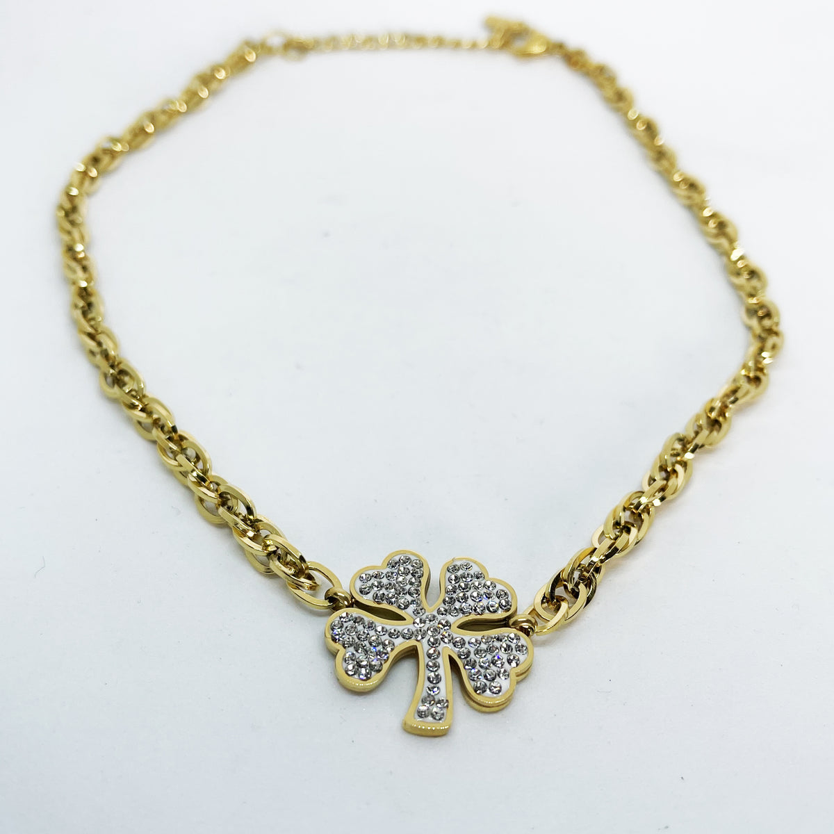 Collier Torsade Trèfle