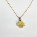 Collier Trèfle Coeur Cristaux