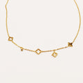Collier Trèfles et Étoiles Creux Luxe