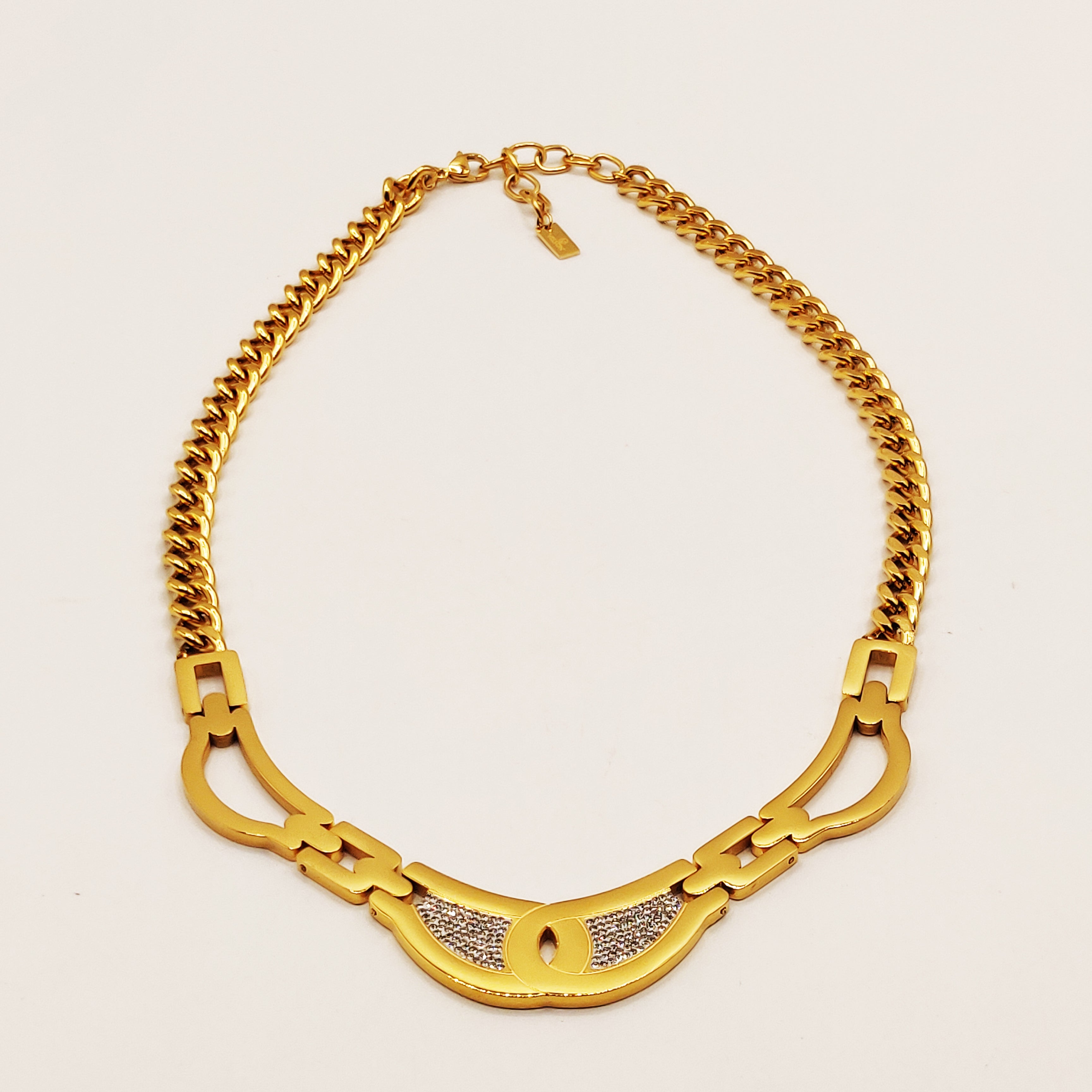 Collier Tresse Boucles Design Luxe