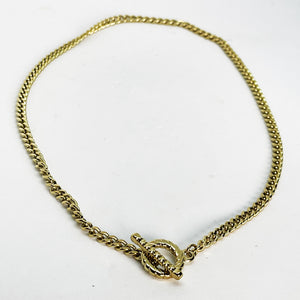 Collier Tresse Cercle et Barre Rayé