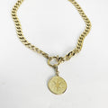 Collier Tresse Cercle Étoile