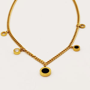 Collier Tresse Cercles Romains Luxe
