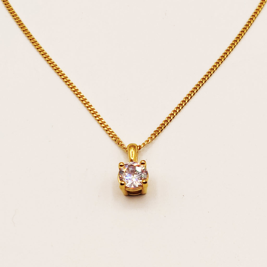 Collier Tresse Cristal Simple