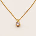 Collier Tresse Cristal Simple