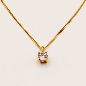 Collier Tresse Cristal Simple