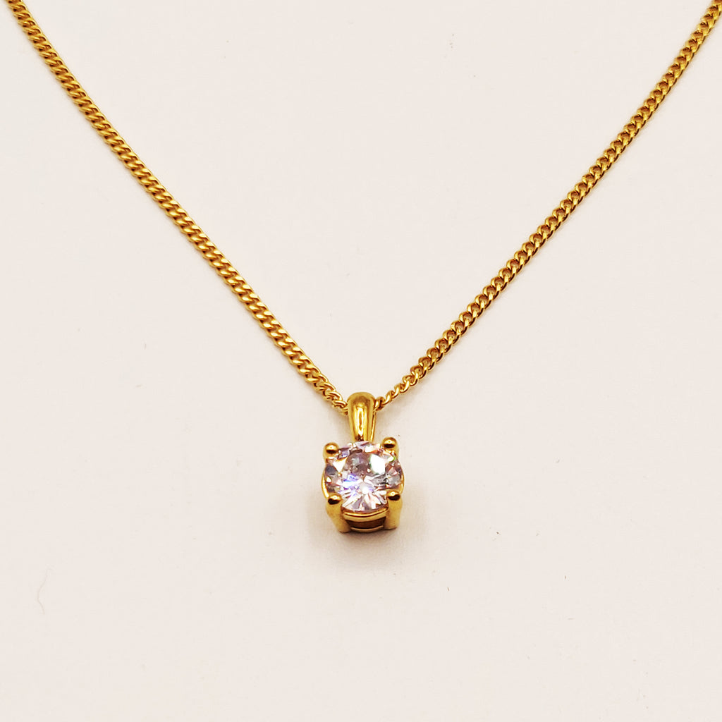 Collier Tresse Cristal Simple