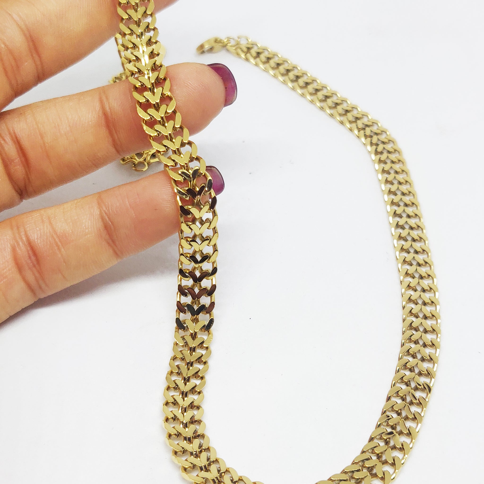 Collier Tresse Double