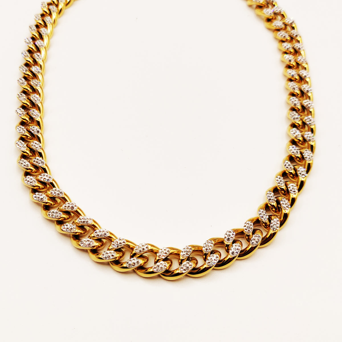 Collier Tresse Full Cristaux Luxe