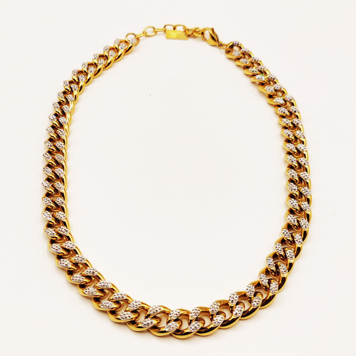 Collier Tresse Full Cristaux Luxe