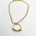 Collier Tresse Grand et Petits Cercles