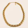 Collier Tresse Gros Cristaux Luxe