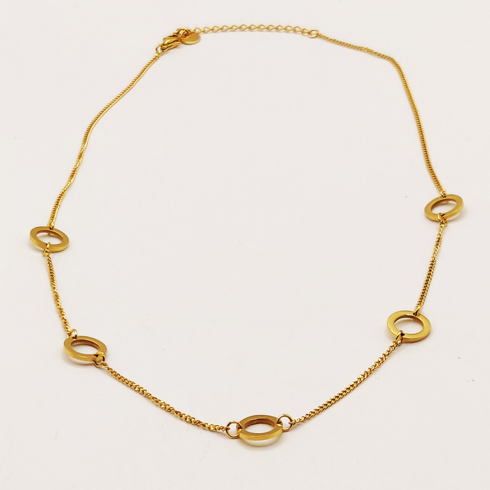 Collier Tresse Multi Cercles Simple