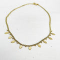 Collier Tresse Multi Feuilles