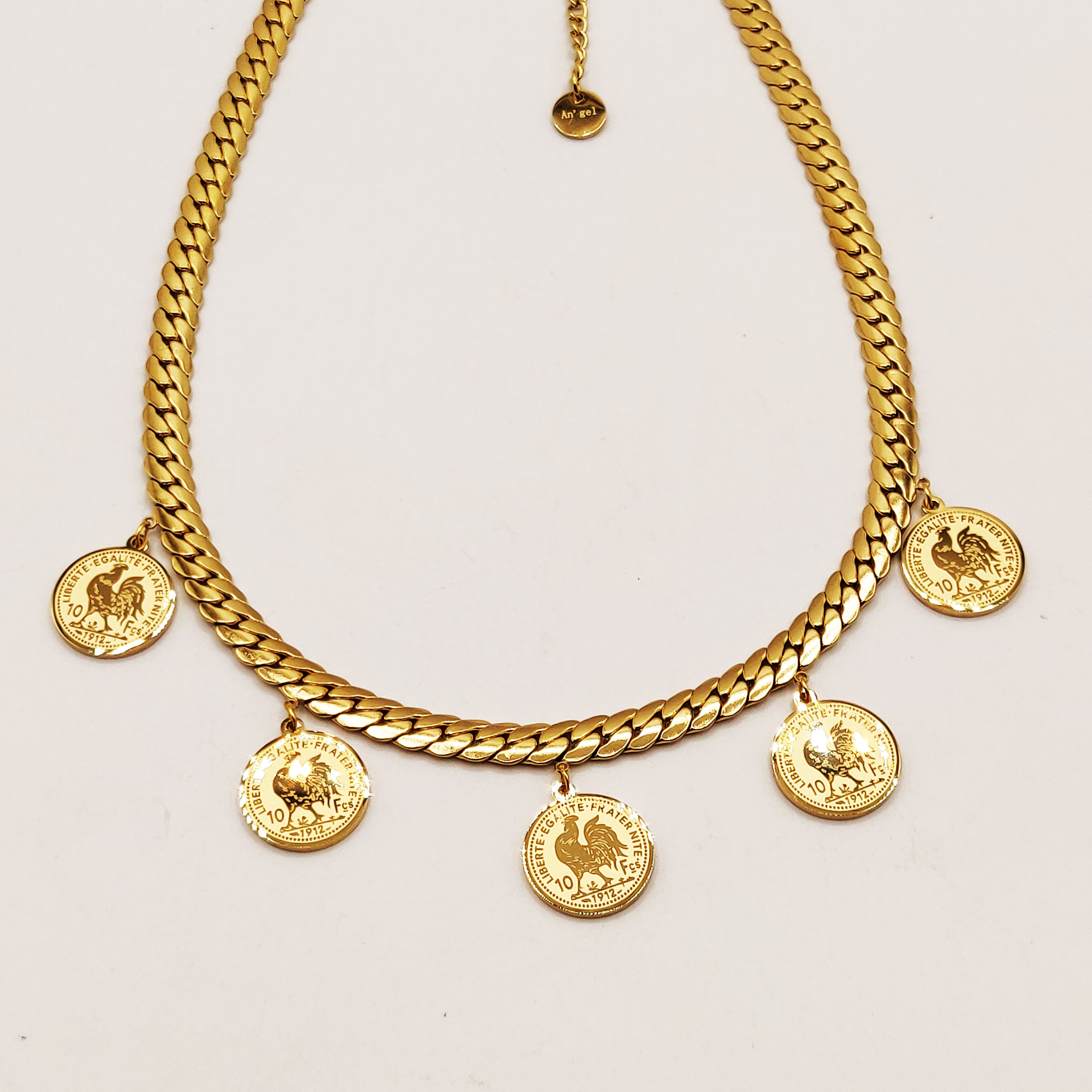 Collier Tresse Multi Louise Coq Luxe