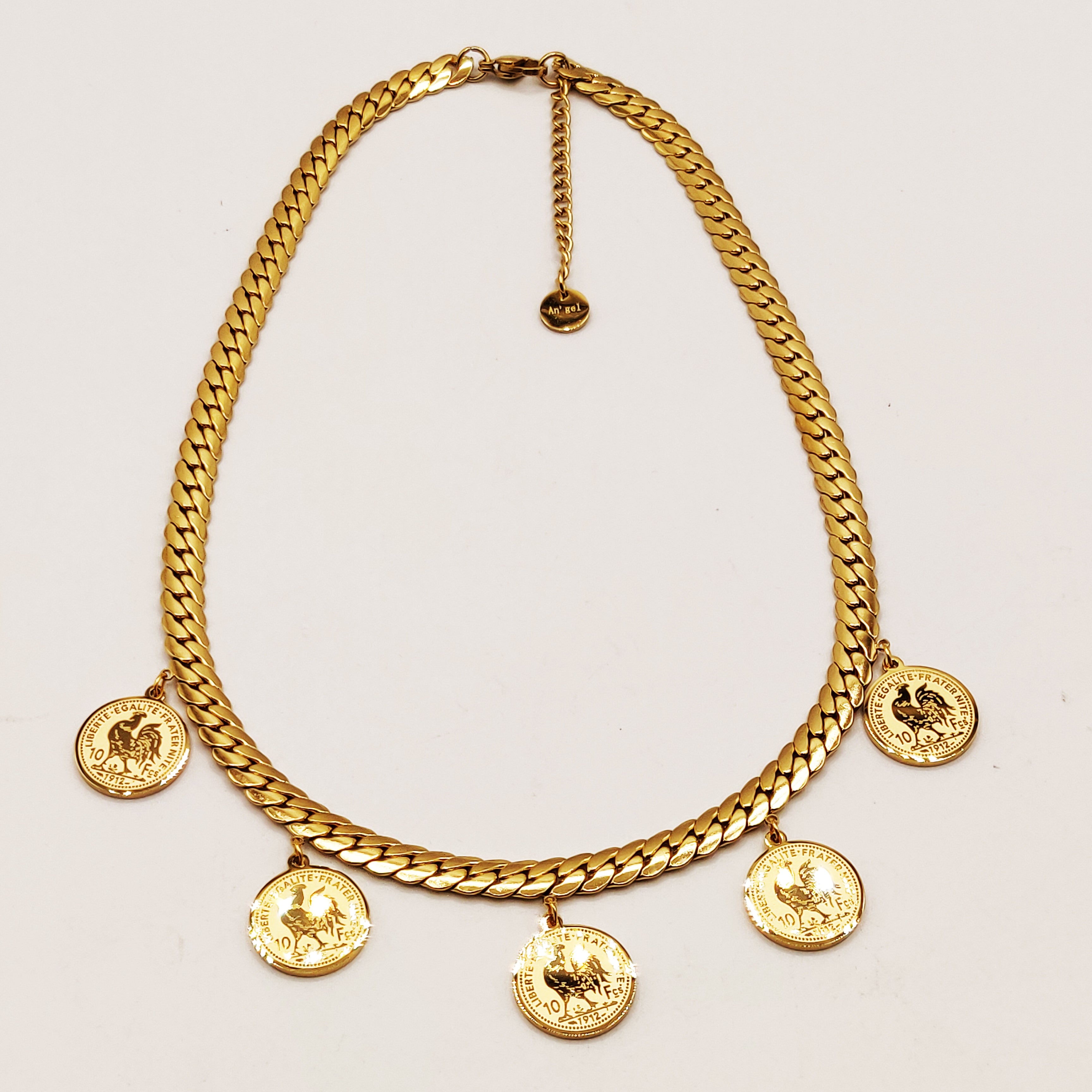 Collier Tresse Multi Louise Coq Luxe